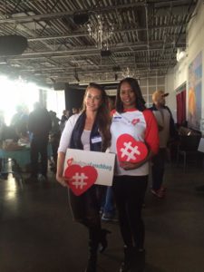Ebony Jones and Volunteer